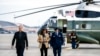 Vice President Kamala Harris and her husband, Doug Emhoff, arrive to board a plane to depart Andrews Air Force Base, Maryland, on November 16, 2022, en route to Thailand for the Asia-Pacific Economic Cooperation (APEC) Summit. (Haiyun Jiang/The New York Times/ via AP)
