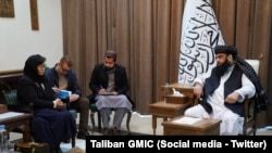 UNAMA chief meeting with Mawlawe Abdul Kabir