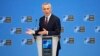 NATO Secretary General Jens Stoltenberg speaks during a pre-ministerial media conference at NATO headquarters in Brussels, June 14, 2023.