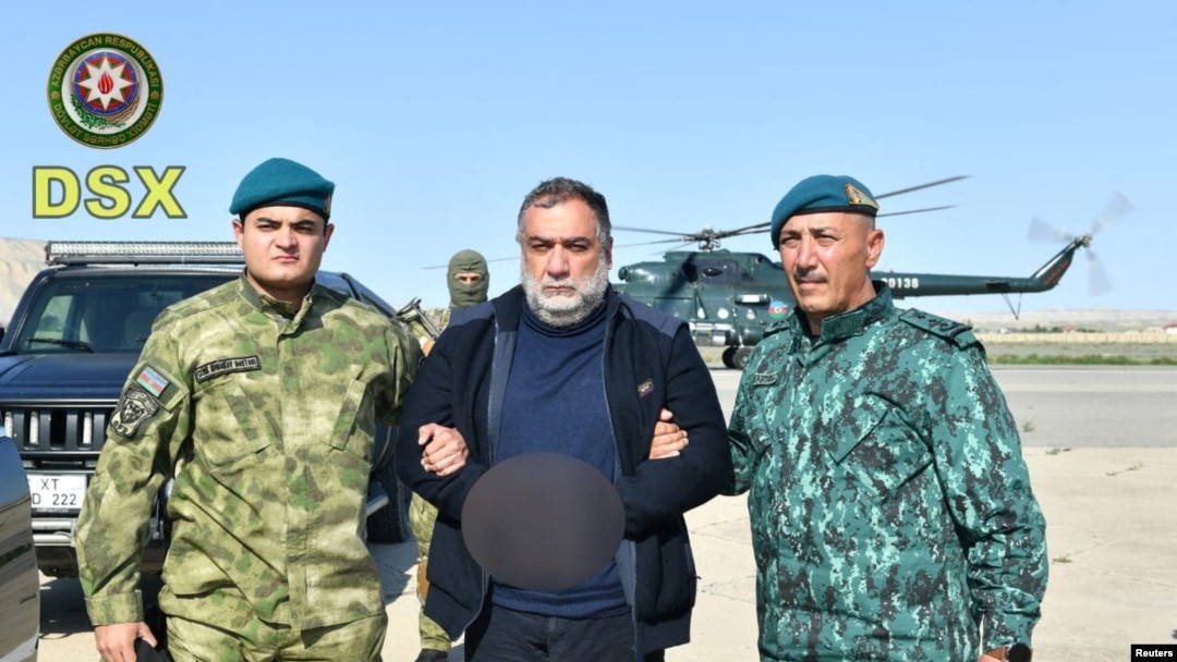 Ռուբեն Վարդանյանը ձերբակալվել է Ադրբեջանի սահմանապահ ծառայության աշխատակիցների կողմից 2023 թվականի սեպտեմբերի 27-ին (Ադրբեջանի պետական սահմանային ծառայություն՝ Reuters-ի միջոցով)