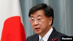 資料照：日本內閣官房長官松野博一