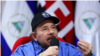 El mandatario nicaragüense Daniel Ortega en un acto central en conmemoración del 43 aniversario de la Gran Cruzada Nacional de Alfabetización el 23 de marzo de 2023. Foto: Presidencia de Nicaragua
