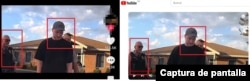 Comparación de video viral de TikTok (izquierda) y video original de YouTube (derecha).