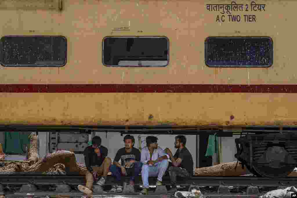 Mumbayda jazirama kun, Hindiston. 