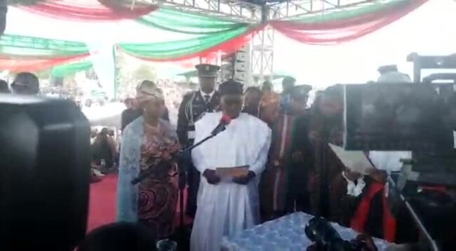 Yadda Aka Yi Bikin Sabon Gwamnar Jihar Taraba Kanal Kefas Abu