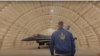 YouTube screenshot of an advertisement from Ukrainian clothing brand Aviatsiya Halychyny, which was spread on social media to falsely claim Ukraine had already received F-16 fighter jets. 