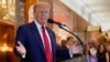 El expresidente Donald Trump habla durante una conferencia de prensa en la Torre Trump, el viernes 31 de mayo de 2024, en Nueva York. (Foto AP/Julia Nikhinson)