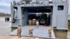Un barco de EEUU con equipos para construir un muelle navega hacia Gaza