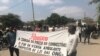 Manifestantes em Benguela