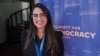 María José Brito, activista venezolana. Foto Houston Castillo, VOA