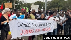 Manifestação em Luanda, Angola, 17 Junho 2023