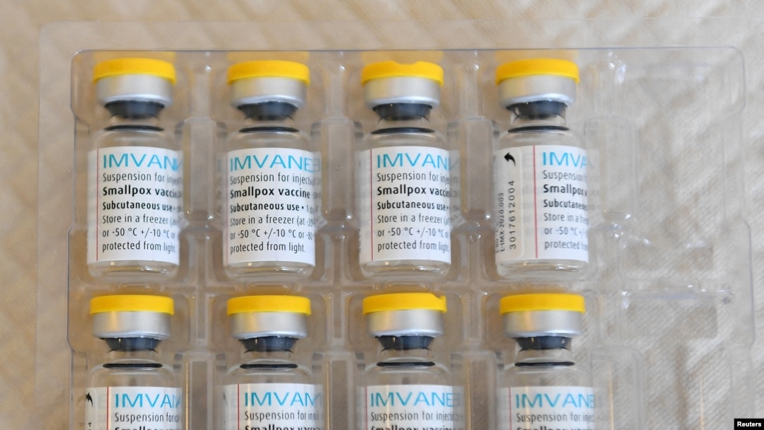 FILE - Doses of Bavarian Nordic's Imvanex vaccine, used to protect against mpox virus at the Edison municipal vaccination centre in Paris, July 27, 2022.