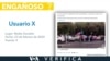El video viralizado en X fue publicado anteriormente en TikTok, pero sin incluir datos sobre la fecha o contexto de su grabación.