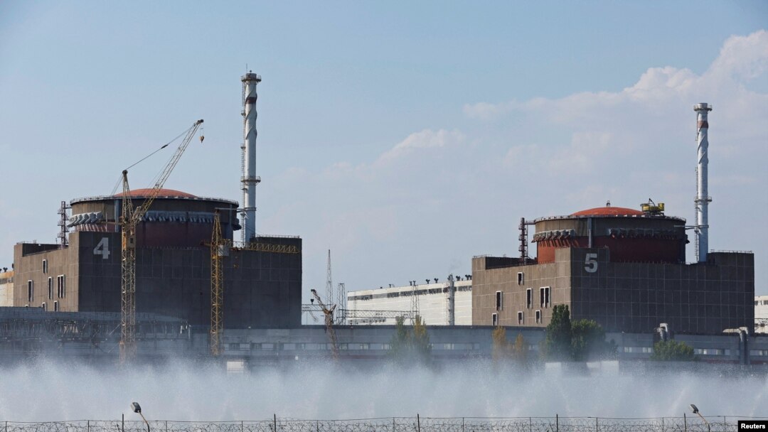 La imagen muestra la planta de energía nuclear de Zaporizhzhia en medio del conflicto entre Ucrania y Rusia. La planta está situada en las afueras de la ciudad de Enerhodar, y está controlada por Rusia, en la región de Zaporizhzhia, Ucrania, el 30 de agosto de 2022.