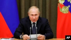 Tổng thống Nga Vladimir Putin.