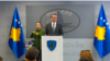 Kosovski premijer Aljbin Kurti na konferenciji za novinare u Prištini, 23. marta 2022.