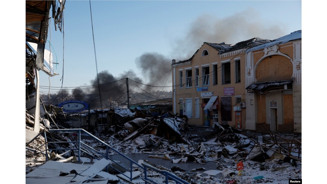 Ukrayna'nın Donbas bölgesindeki Bahmut şehri