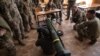 U.S. volunteers train Ukrainian soldiers how to use the Javelin anti-tank weapon in the Zaporizhzhia region on April 28, 2022. (Andriy Dubchak/Donbas Frontliner)