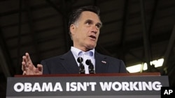 Ông Mitt Romney tìm cách thuyết phục các cử tri rằng ông là một lựa chọn tốt hơn để lãnh đạo đất nước so với Tổng thống Barack Obama