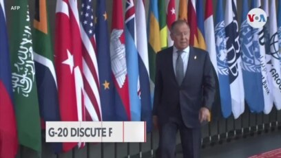 G-20 discute futuro de guerra en Ucrania 