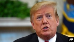 FILE - UMongameli Donald Trump