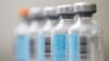 FILE - vials of flu vaccine in Philadelphia.