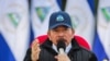 El presidente Daniel Ortega, durante el 41 aniversario de la Revolución Sandinista, realizado sin un evento público debido a la pandemia de COVID-19, en Managua, el 19 de julio de 2020. 