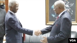 Thabo Mbeki e Armando Guebuza