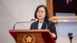 차이잉원 타이완 총통이 지난 1일 신년사를 하고 있다.