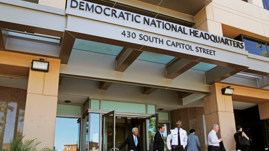 Foto de archivo de la sede del Comité Nacional Demócrata en Washington. Junio 14 de 2016.