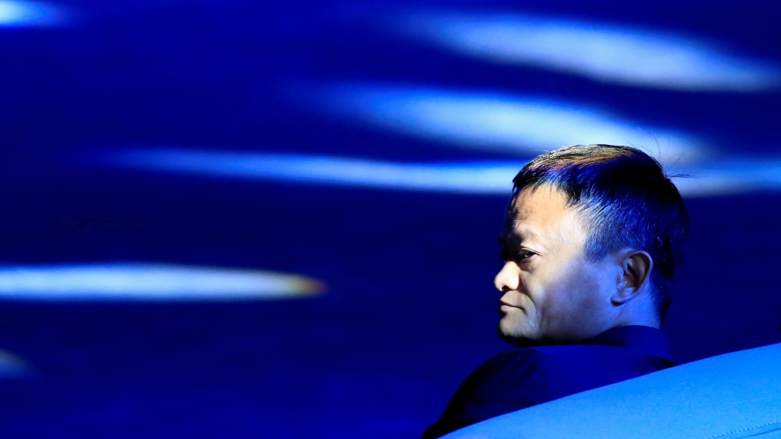 Alibaba Group co-founder and executive chairman Jack Ma attends the World Artificial Intelligence Conference in Shanghai, China, Sept. 17, 2018.