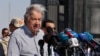 El secretario general de las Naciones Unidas, Antonio Guterres, habla mientras visita el cruce fronterizo de Rafah entre Egipto y la Franja de Gaza, en medio del conflicto en curso entre Israel y el grupo islamista palestino Hamás, el 23 de marzo de 2024.