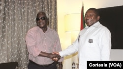Afonso Dhlakama e Filipe Nyusi