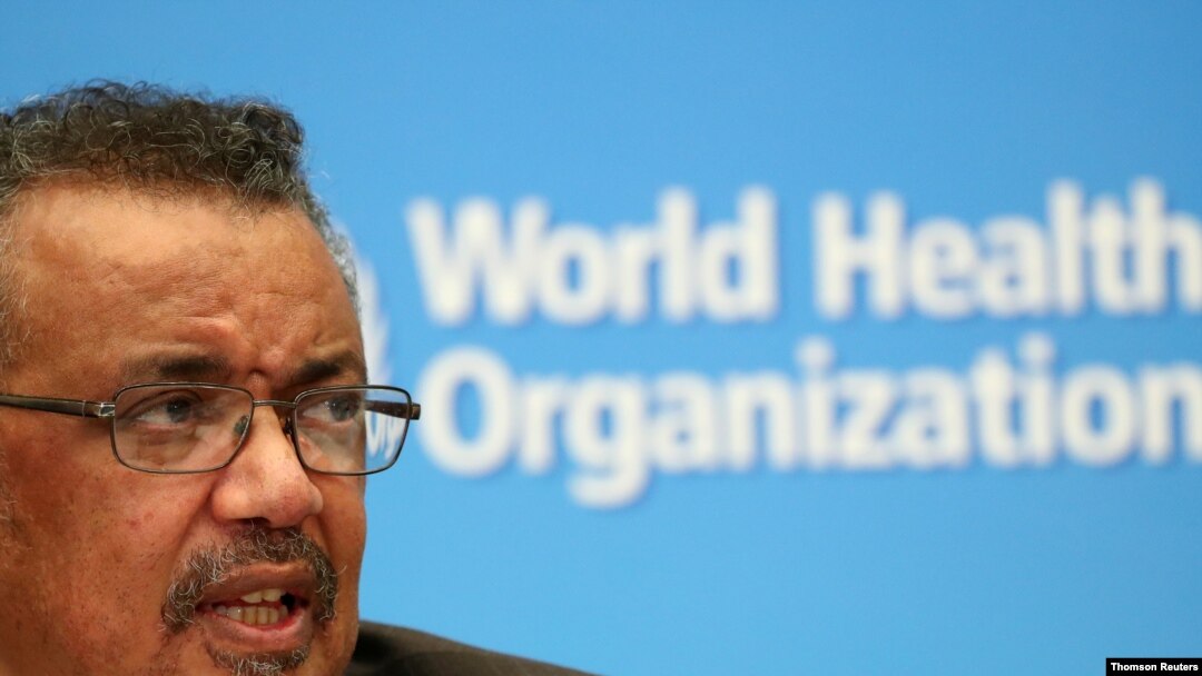 El director general de la OMS, Tedros Adhanom Ghebreyesus, durante una reciente rueda de prensa.