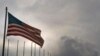 A US flag flies at the US Embassy in Havana, Cuba, March 18, 2019. 