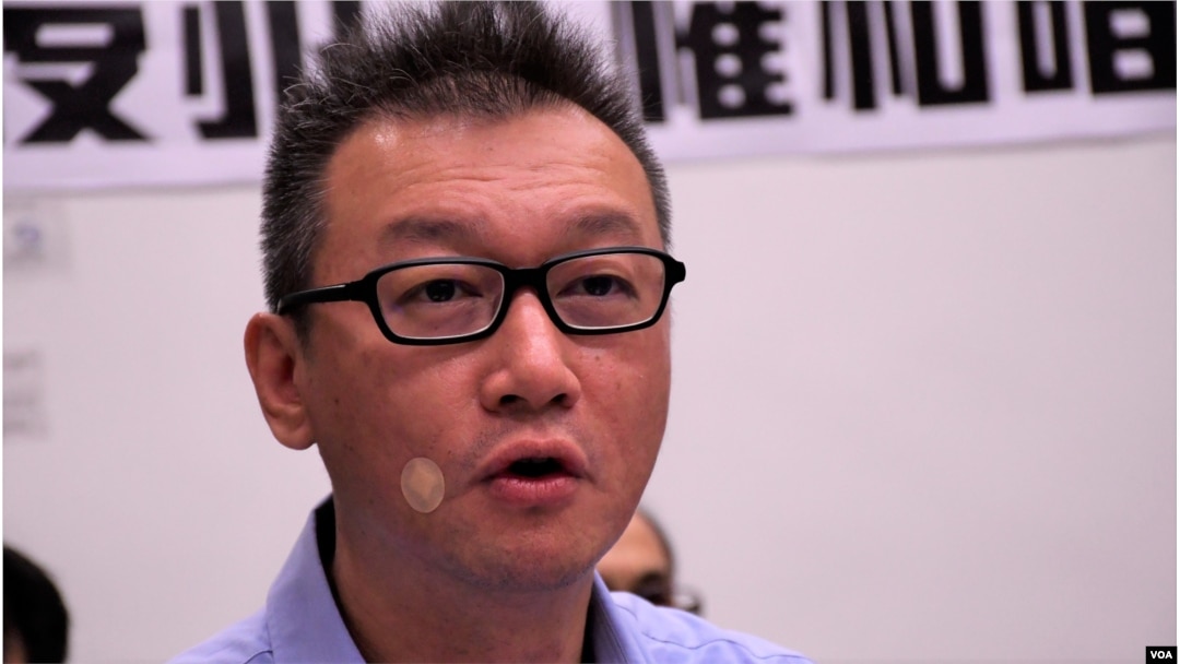 香港基督徒社關團契成員劉志雄牧師。(美國之音湯惠芸)