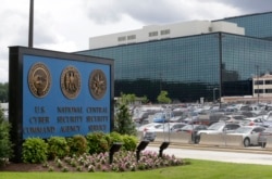 FILE - The National Security Agency (NSA) campus in Fort Meade, Maryland.