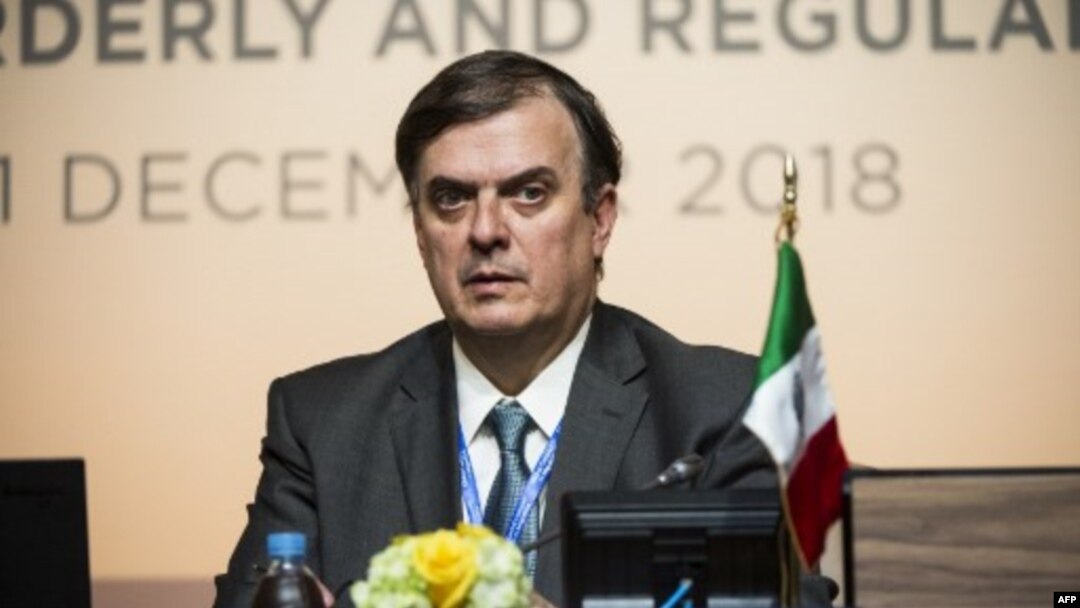 Marcelo Ebrard, secretario de Relaciones Exteriores de México dice que Guatemala, El Salvador y Honduras decidirán sus proyectos y que se inicia "otra etapa para ellos de fuerte respaldo internacional".