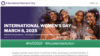 Преземена визуелизација од интернет страницата на The International Women's Day