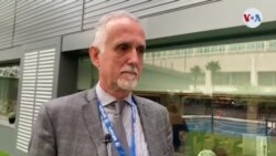 Carlos Jornet, presidente de la Comisión de Libertad de Prensa de la SIP, habla con la VOA