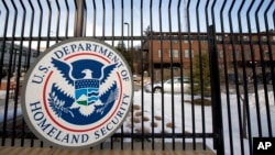 FILE - The Department of Homeland Security headquarters is seen in northwest Washington, Feb. 25, 2015.
