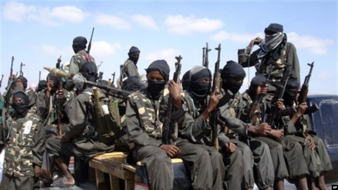 Wanamgambo wa kundi la Al Shabab la nchini Somalia.