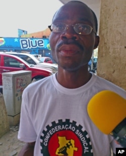 António Kileba, porta-voz do Sindicato Enfermeiros de Angola