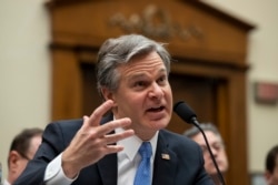 FBI Director Christopher Wray testifies during an oversight hearing of the House Judiciary Committee, on Capitol Hill, Feb. 5, 2020 in Washington.
