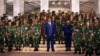 Bakambi ba mampinga mpe ya police balaki sembo na Tshisekedi