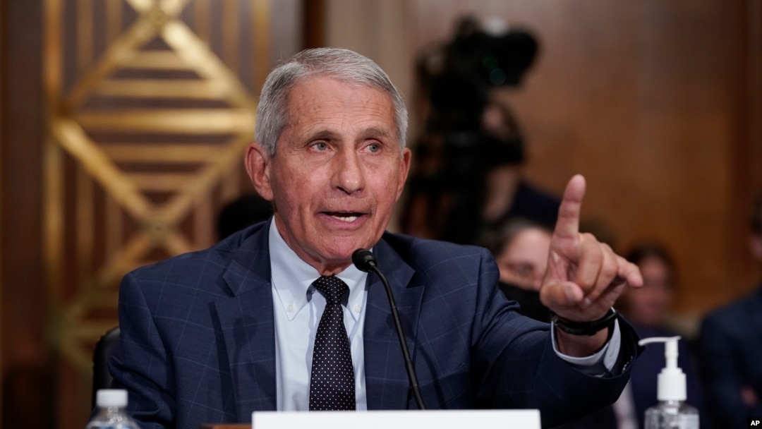 Top infectious disease expert Dr. Anthony Fauci responds to accusations by Sen. Rand Paul, R-Ky., as he testifies before the Senate Health, Education, Labor, and Pensions Committee, on Capitol Hill in Washington, July 20, 2021. 