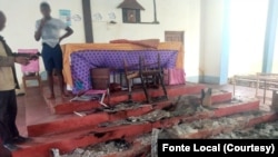Igreja Católica do distrito de Muidumbe atacada em Cabo Delgado
