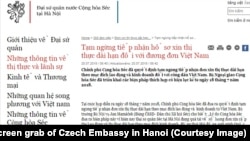 Czech suspends visa services in Vietnam
