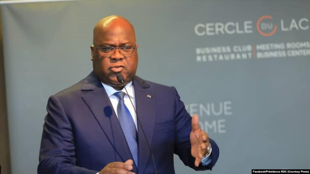 Président Félix Tshisekedi na bokutani na Fédération ya ba entreprises Belges, na Bruxelles, 20 septembre 2019. (Facebook/Présidence RDC)
