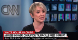 제스 매킨토시 정치 평론가가 CNN에 출연해 현안을 설명하고 있다. (CNN 제공)